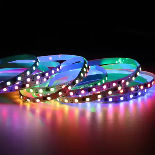ws2811 12v led strip with white pcb in mshled