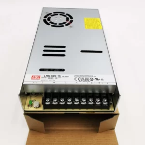 mean well lrs 600 12 power supply, ac dc, 600w, 12v, 50a, enclosed, lrs 600 series